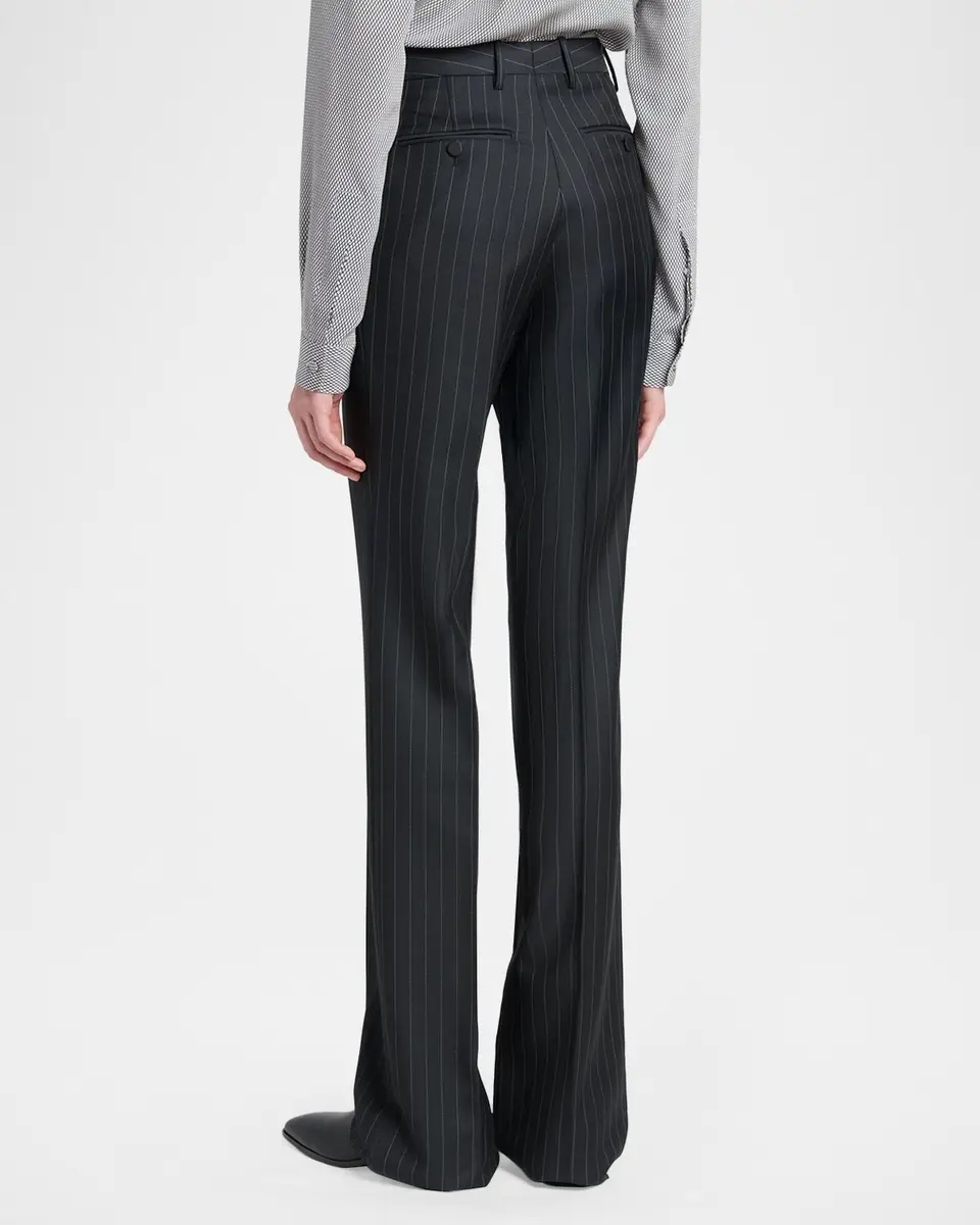 Tom Ford Wool-Mohair Pinstripe Trousers | Thumbnail 3 Tom Ford Wool-Mohair Pinstripe Trousers | Thumbnail 3