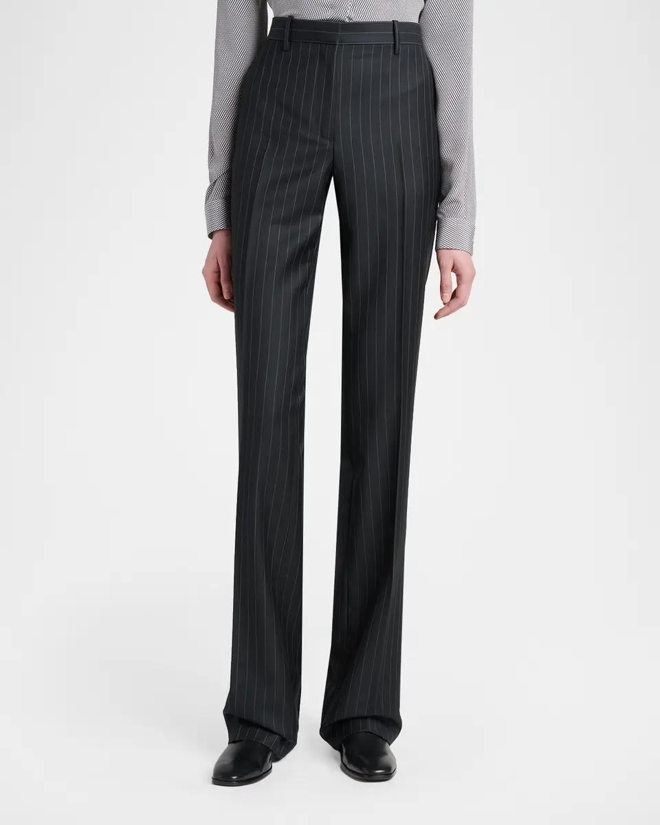 Tom Ford Wool-Mohair Pinstripe Trousers | Thumbnail 4 Tom Ford Wool-Mohair Pinstripe Trousers | Thumbnail 4