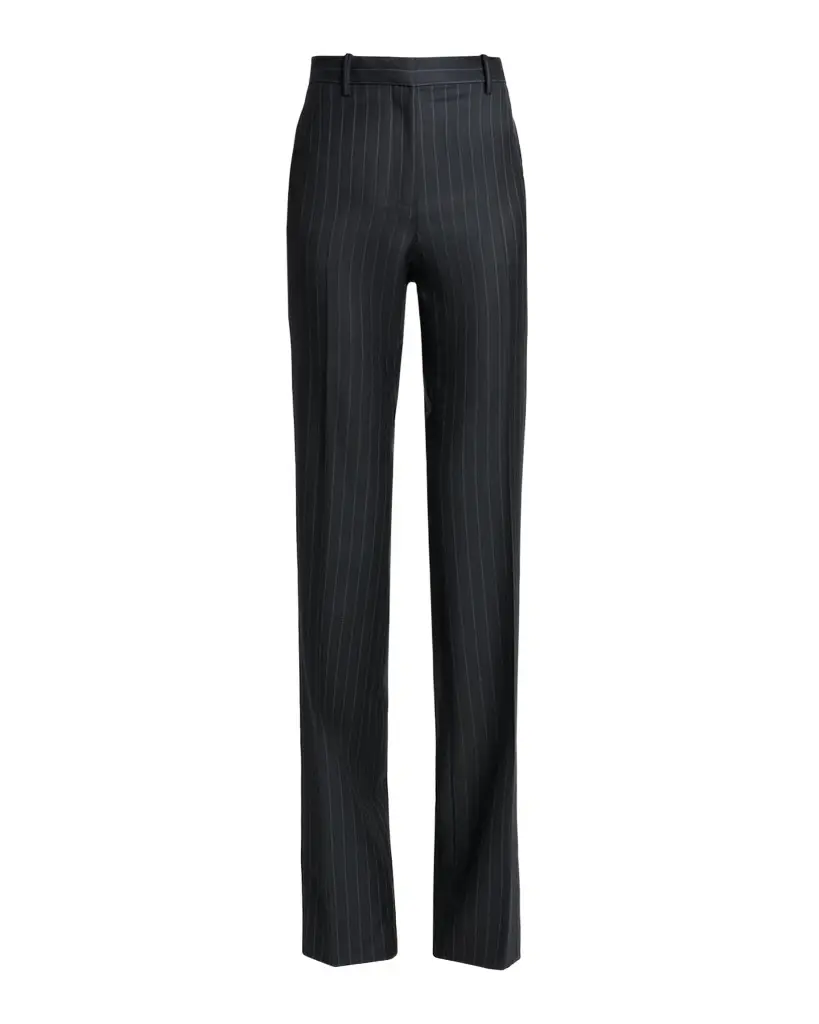 Tom Ford Wool-Mohair Pinstripe Trousers | Image 1 Tom Ford Wool-Mohair Pinstripe Trousers | Image 1