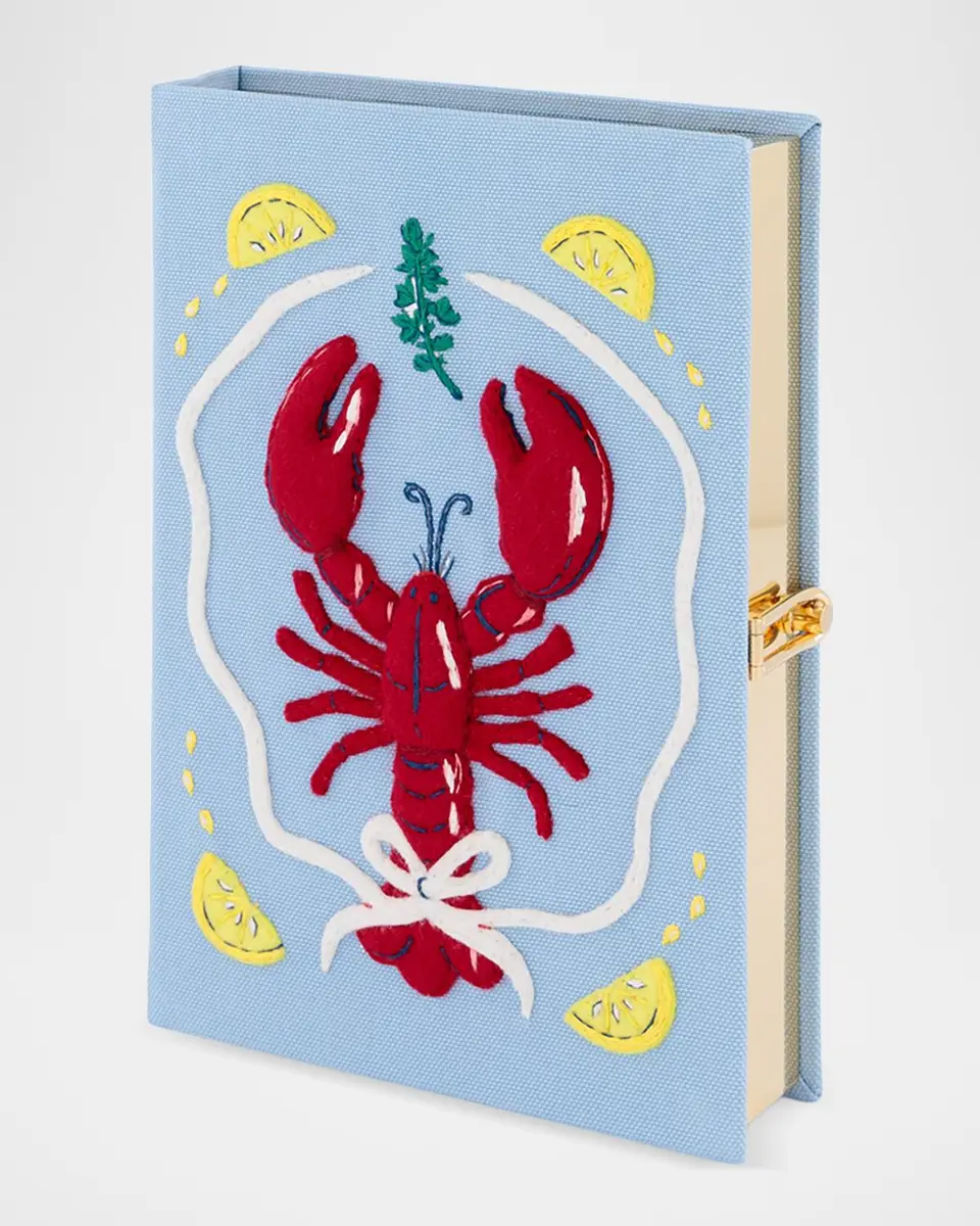 Olympia Le-Tan Lobster Book Clutch Bag | Thumbnail 4 Olympia Le-Tan Lobster Book Clutch Bag | Thumbnail 4