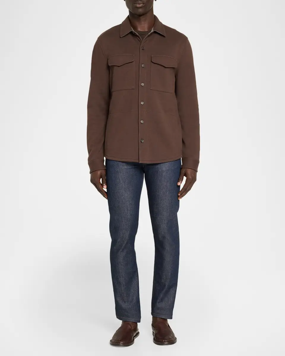 Vince Men's Solid 4-Pocket Shirt Jacket | Thumbnail 2 Vince Men's Solid 4-Pocket Shirt Jacket | Thumbnail 2