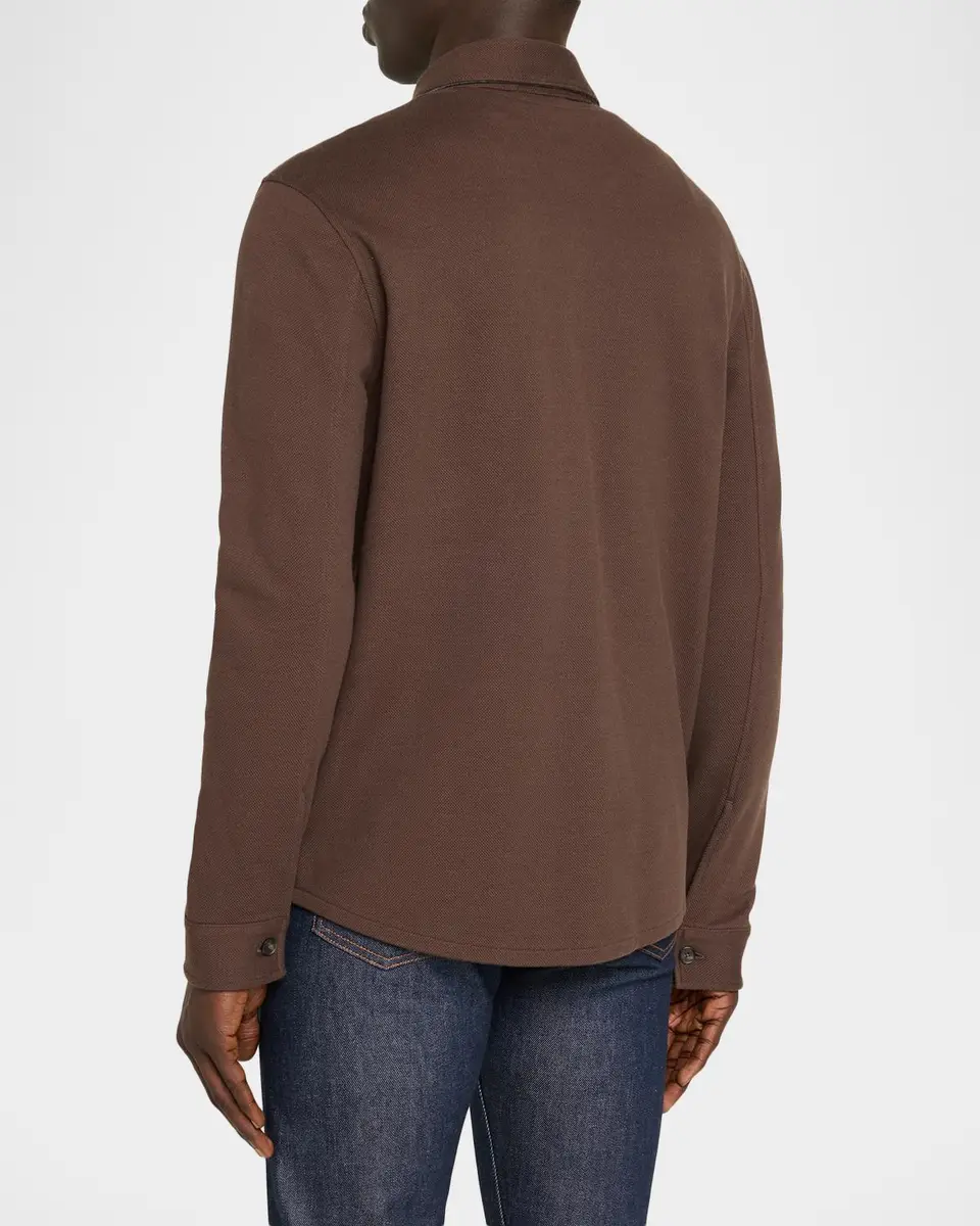 Vince Men's Solid 4-Pocket Shirt Jacket | Thumbnail 3 Vince Men's Solid 4-Pocket Shirt Jacket | Thumbnail 3