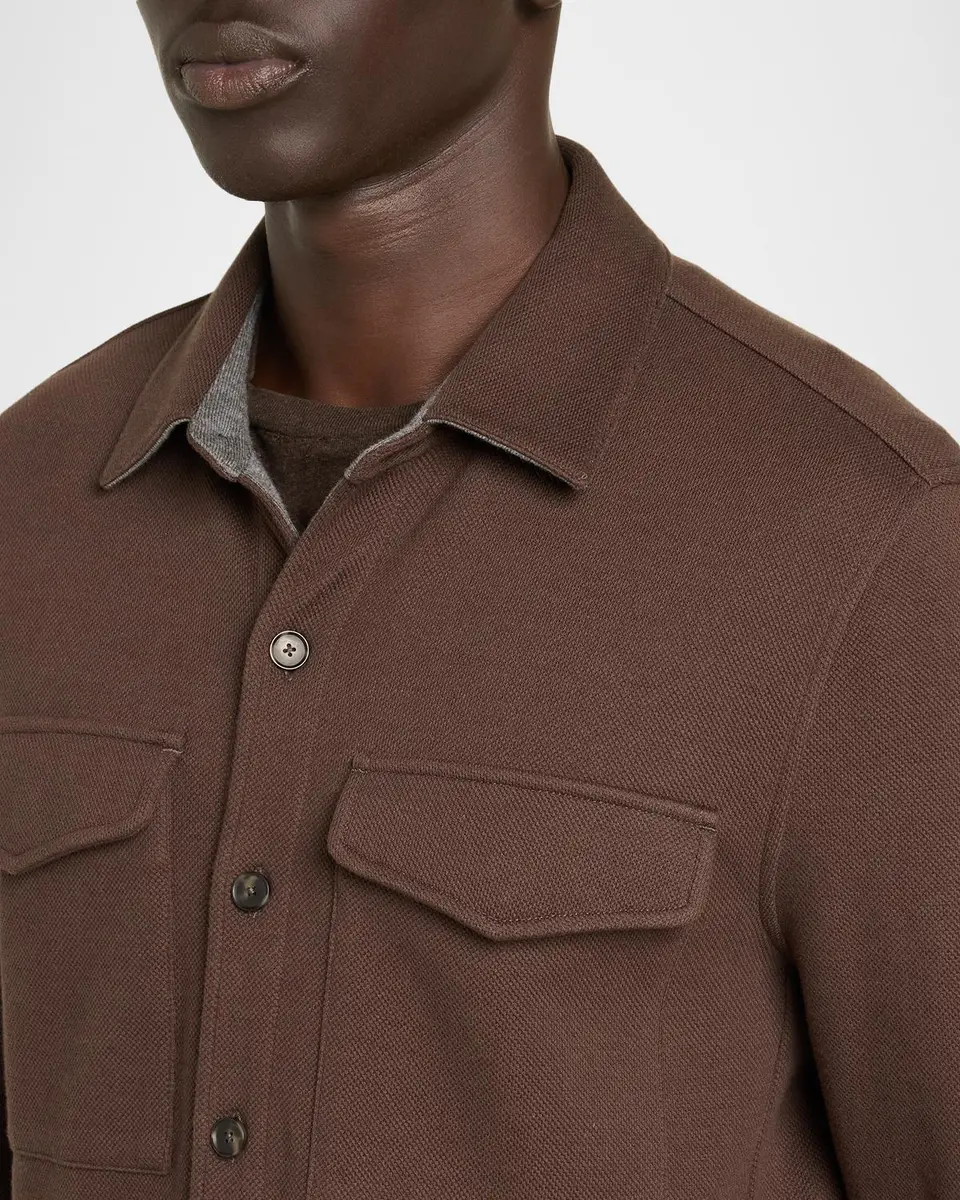Vince Men's Solid 4-Pocket Shirt Jacket | Thumbnail 5 Vince Men's Solid 4-Pocket Shirt Jacket | Thumbnail 5