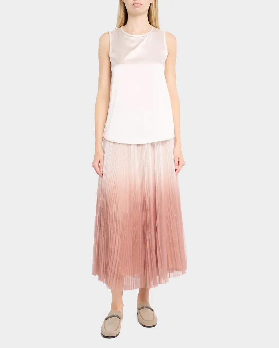 PESERICO Sleeveless Punto Luce Crewneck Top | Thumbnail 2 PESERICO Sleeveless Punto Luce Crewneck Top | Thumbnail 2