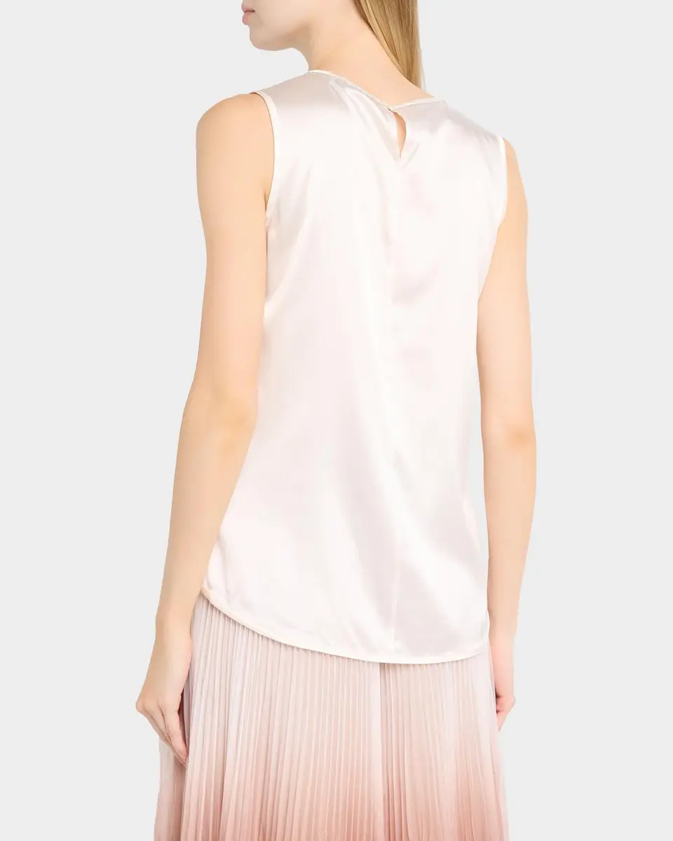 PESERICO Sleeveless Punto Luce Crewneck Top | Thumbnail 3 PESERICO Sleeveless Punto Luce Crewneck Top | Thumbnail 3