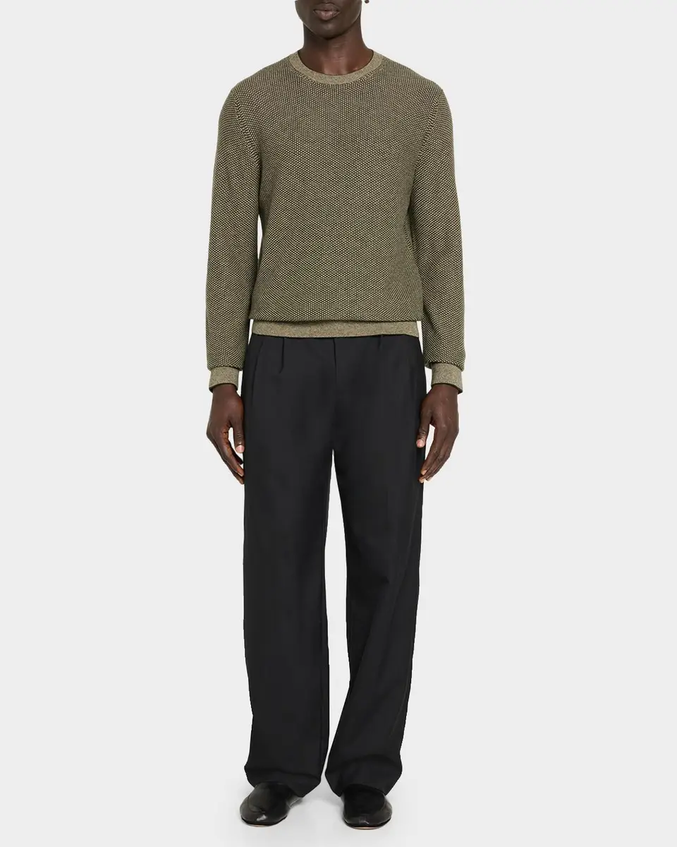 Vince Men's Geometric Jacquard Sweater | Thumbnail 2 Vince Men's Geometric Jacquard Sweater | Thumbnail 2