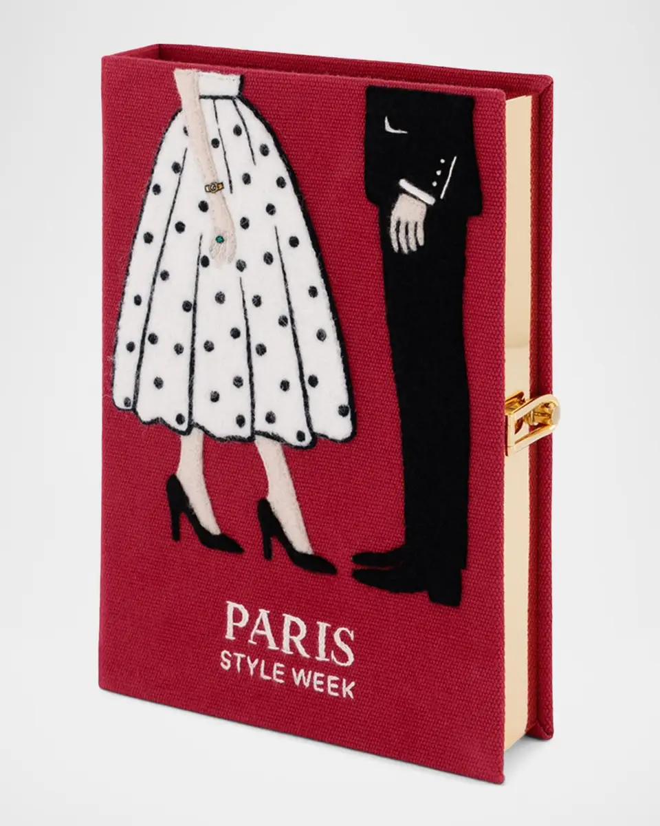 Olympia Le-Tan Paris Style Week Book Clutch Bag | Thumbnail 4