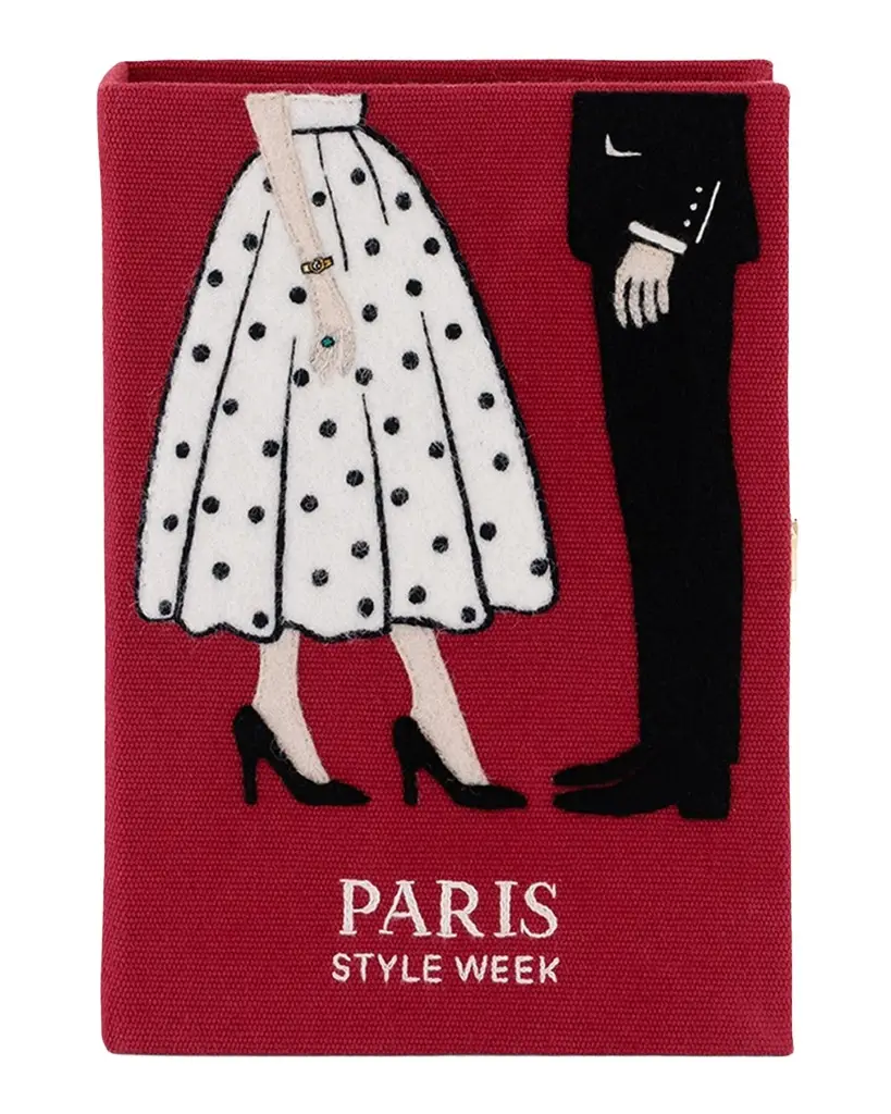 Olympia Le-Tan Paris Style Week Book Clutch Bag | Image 1 Olympia Le-Tan Paris Style Week Book Clutch Bag | Image 1