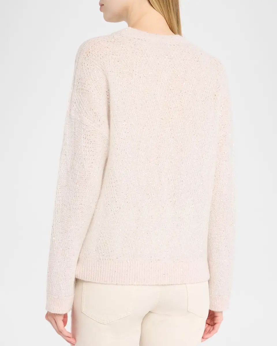 PESERICO Sequin Mohair-Wool Knit Sweater | Thumbnail 3 PESERICO Sequin Mohair-Wool Knit Sweater | Thumbnail 3