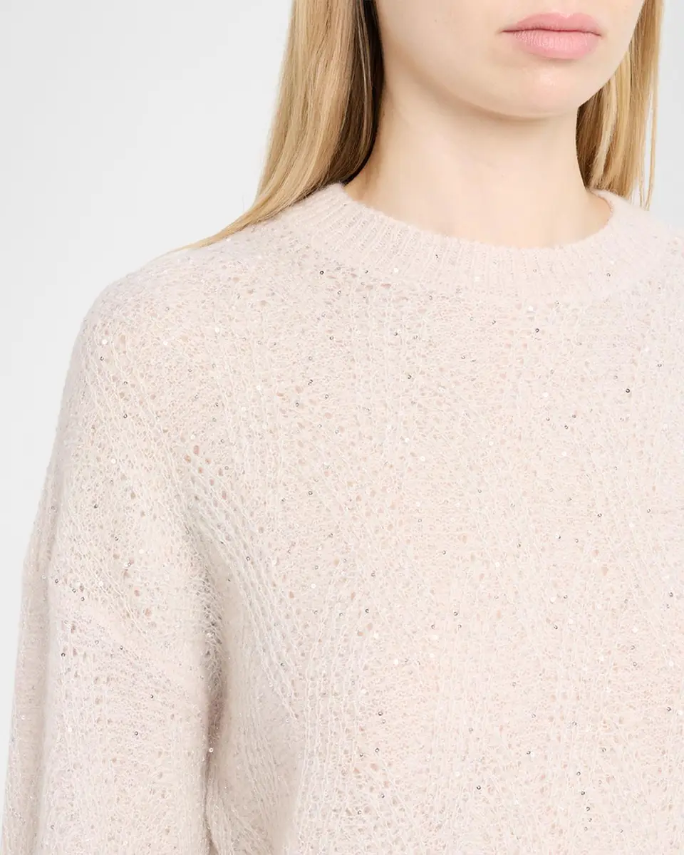 PESERICO Sequin Mohair-Wool Knit Sweater | Thumbnail 5 PESERICO Sequin Mohair-Wool Knit Sweater | Thumbnail 5