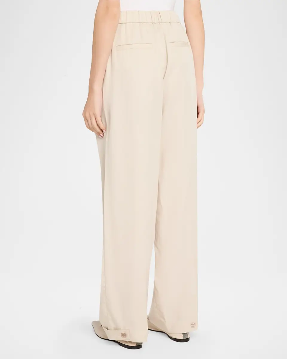 PESERICO Wide-Leg Drawstring Pants | Thumbnail 3 PESERICO Wide-Leg Drawstring Pants | Thumbnail 3