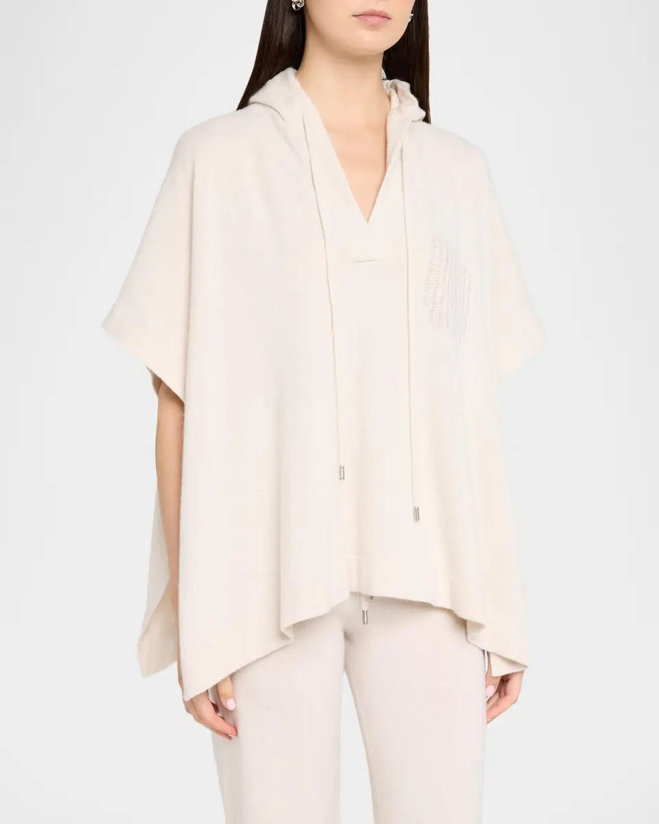 PESERICO Hooded Chain-Trim Knit Sweater | Thumbnail 4 PESERICO Hooded Chain-Trim Knit Sweater | Thumbnail 4