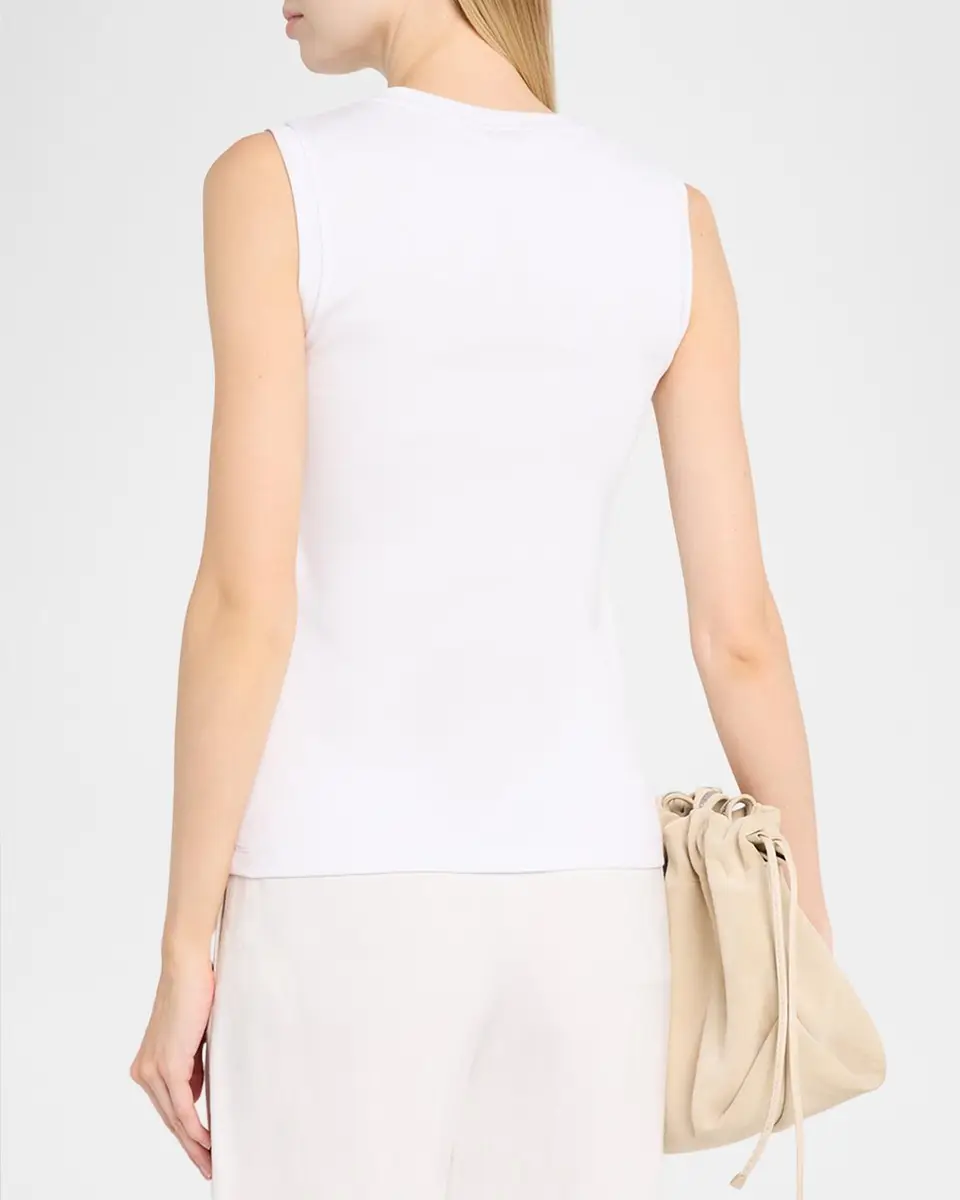 PESERICO Punto Luce Crewneck Rib Knit Top | Thumbnail 3 PESERICO Punto Luce Crewneck Rib Knit Top | Thumbnail 3