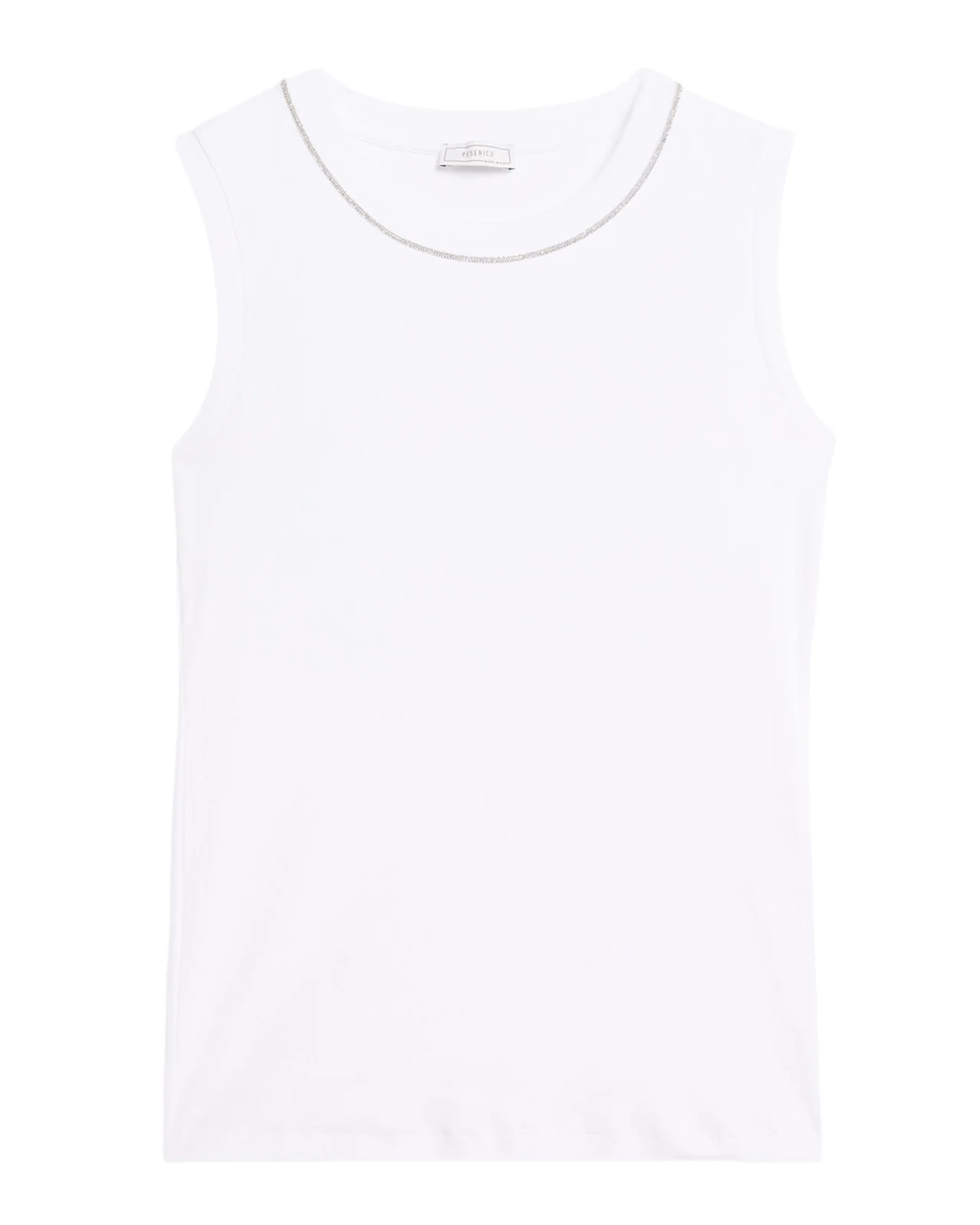 PESERICO Punto Luce Crewneck Rib Knit Top