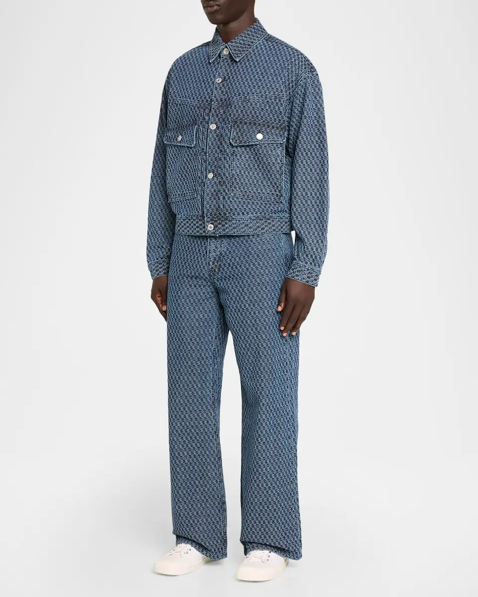Hudson Men's Jacquard Denim Jacket | Thumbnail 2