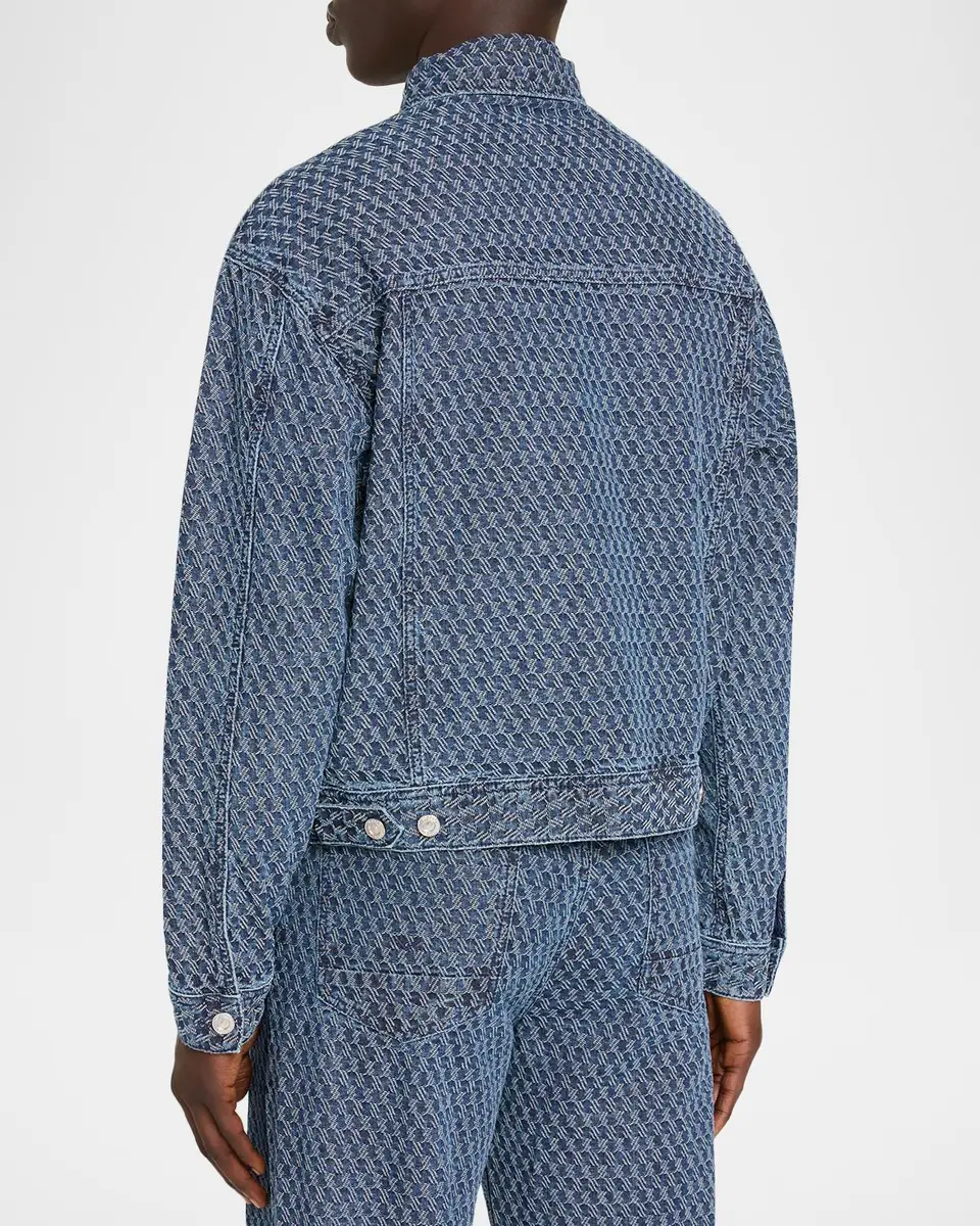 Hudson Men's Jacquard Denim Jacket | Thumbnail 3
