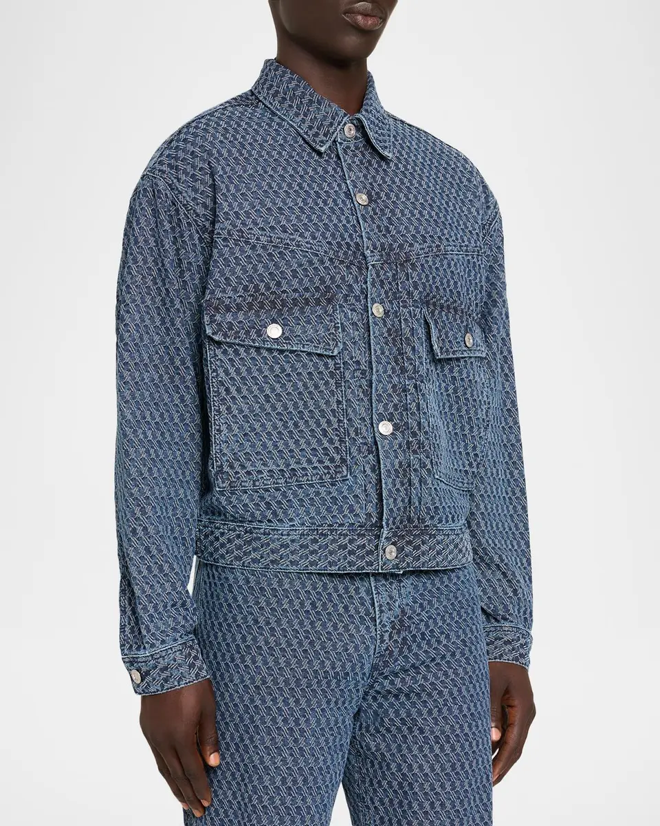 Hudson Men's Jacquard Denim Jacket | Thumbnail 4