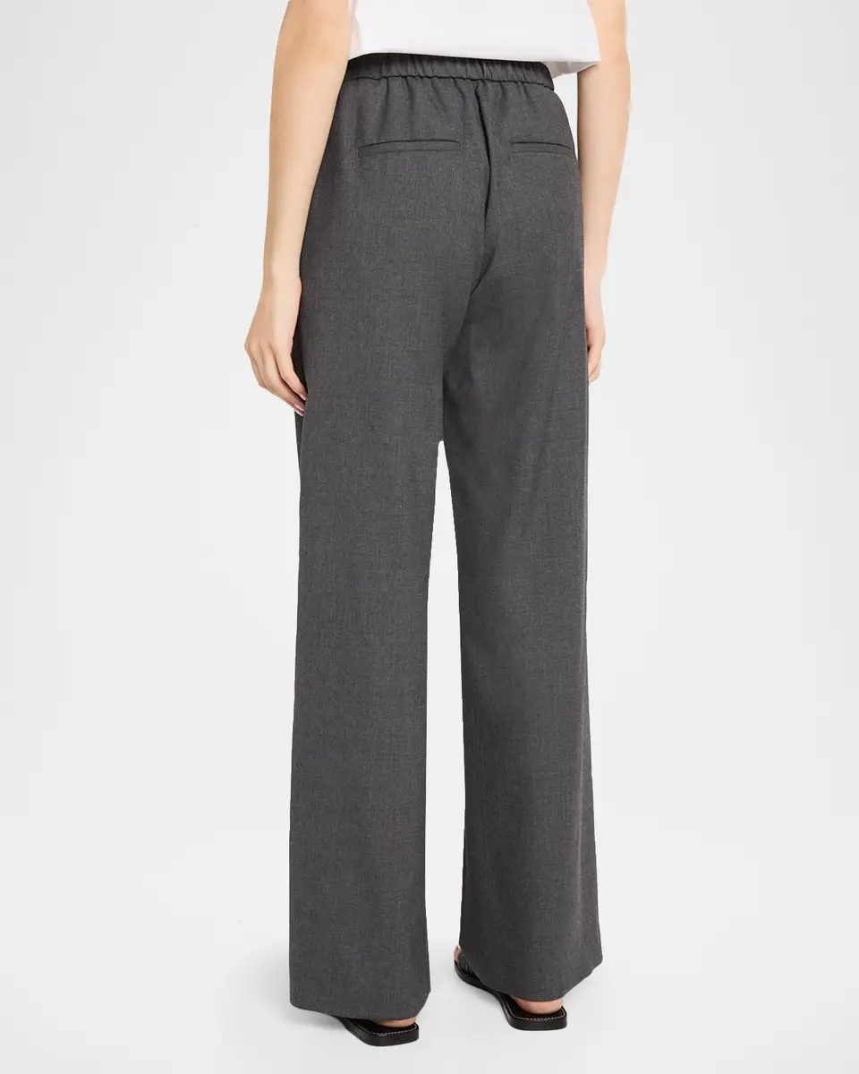PESERICO Wide-Leg Stretch Wool Pants | Thumbnail 3 PESERICO Wide-Leg Stretch Wool Pants | Thumbnail 3
