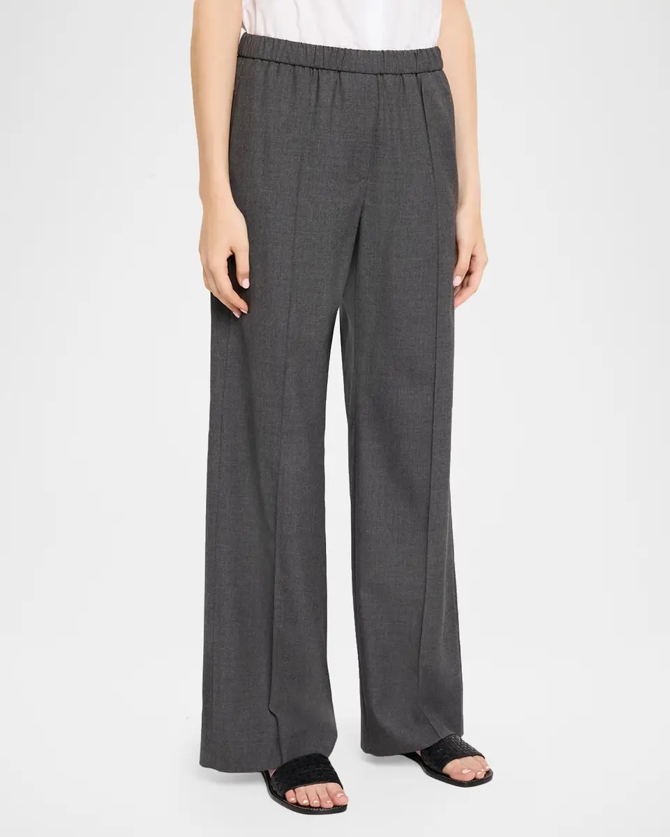 PESERICO Wide-Leg Stretch Wool Pants | Thumbnail 4 PESERICO Wide-Leg Stretch Wool Pants | Thumbnail 4