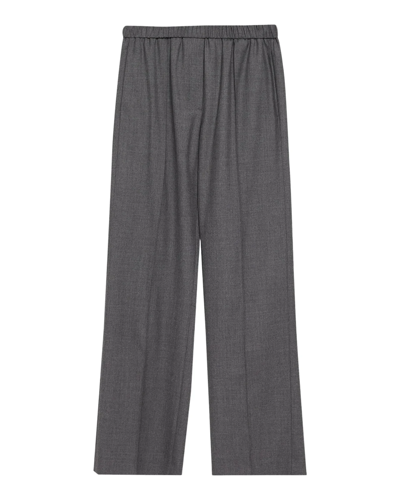 Wide-Leg Stretch Wool Pants Wide-Leg Stretch Wool Pants