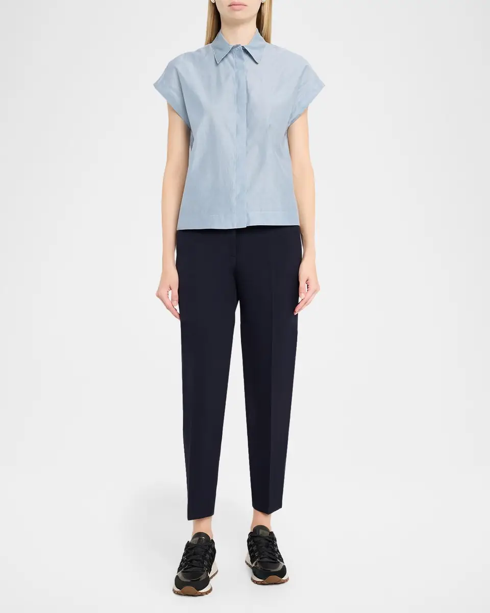 PESERICO Cropped Slim-Fit Pants | Thumbnail 2 PESERICO Cropped Slim-Fit Pants | Thumbnail 2