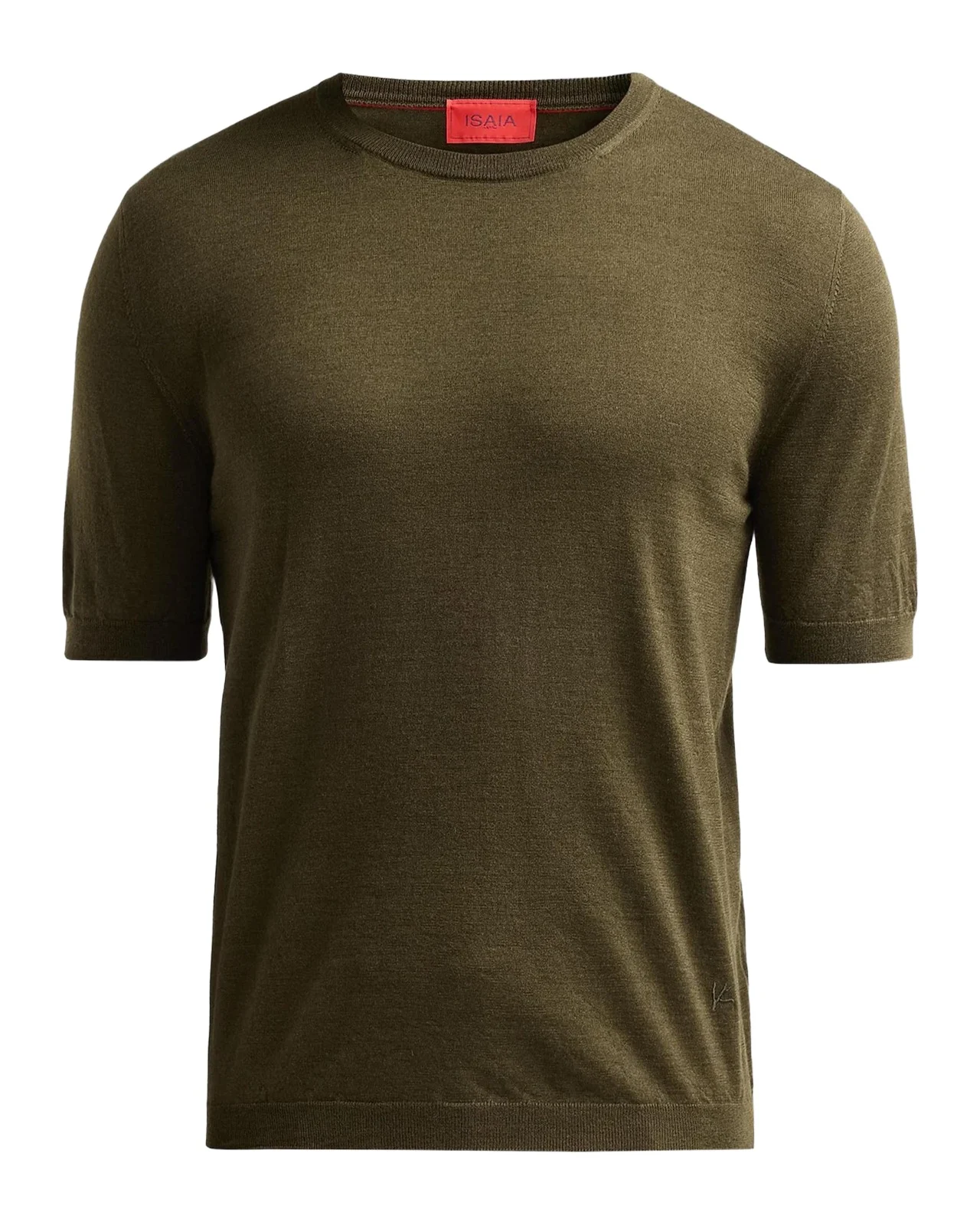 Men's Cashmere-Silk Short-Sleeve Shirt