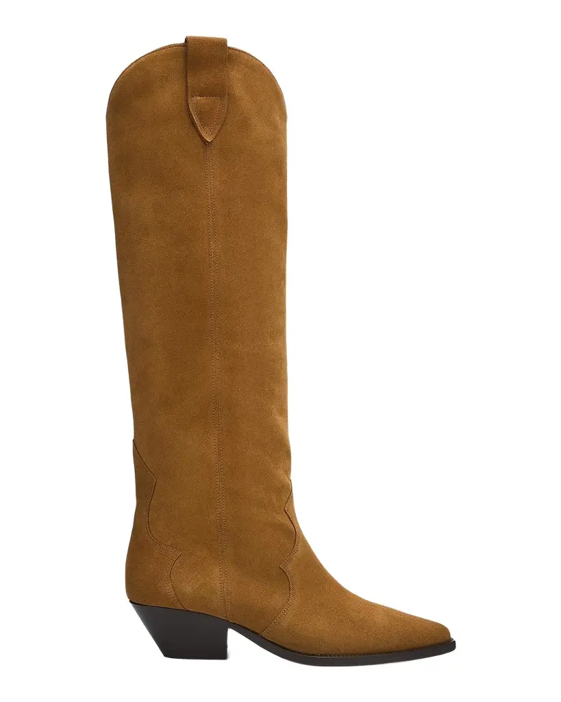 Isabel Marant Denvee Suede Tall Western Boots | Image 1 Isabel Marant Denvee Suede Tall Western Boots | Image 1