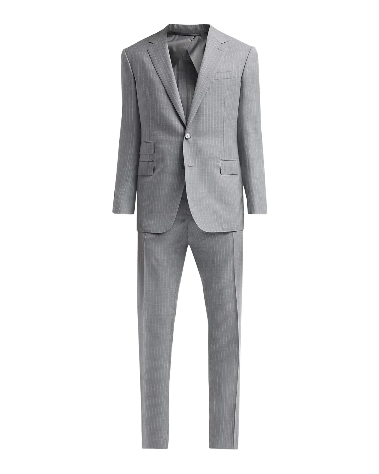 Men's Kent Handmade Pinstripe Wool Suit