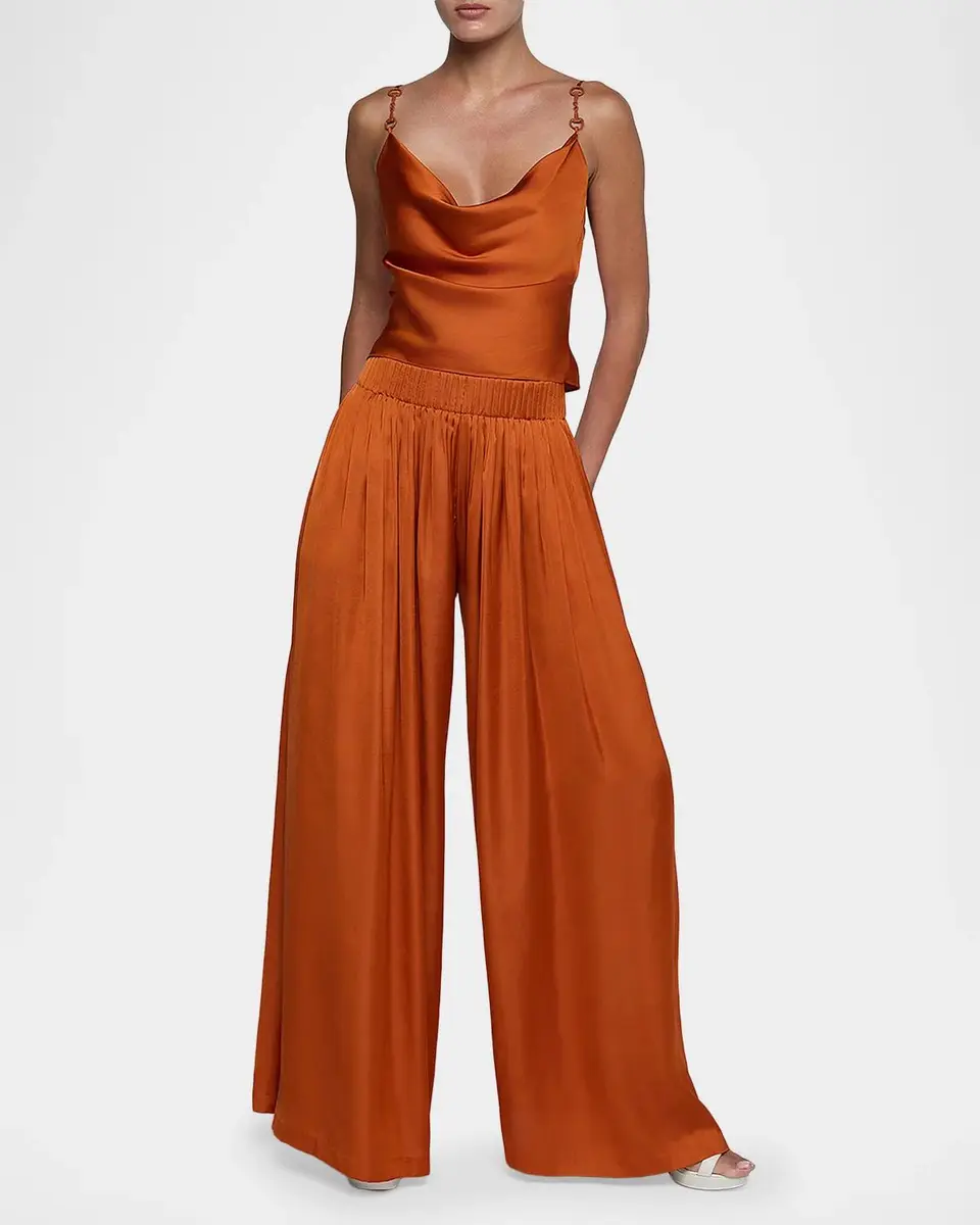 L'Agence Haylo Pleated Wide-Leg Pants | Thumbnail 2 L'Agence Haylo Pleated Wide-Leg Pants | Thumbnail 2