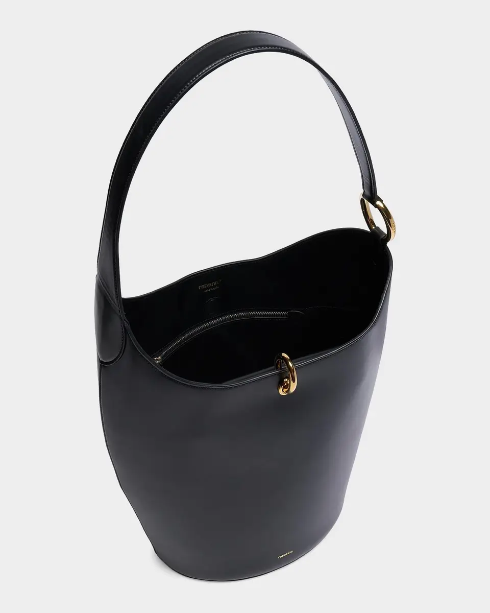 Rabanne Ring Leather Tote Bag | Thumbnail 4