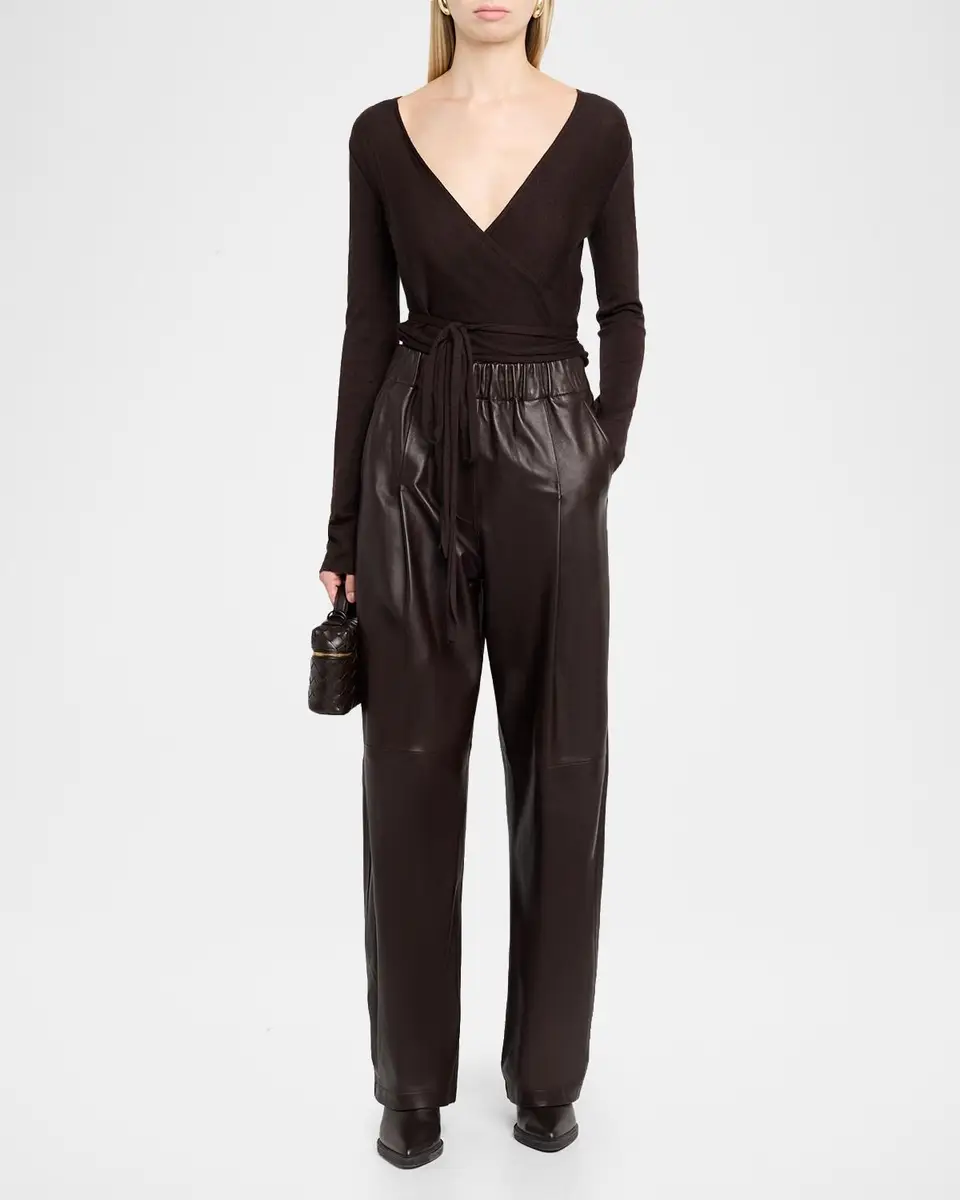 A.L.C. Emma Merino Wool Wrap Sweater | Thumbnail 2 A.L.C. Emma Merino Wool Wrap Sweater | Thumbnail 2