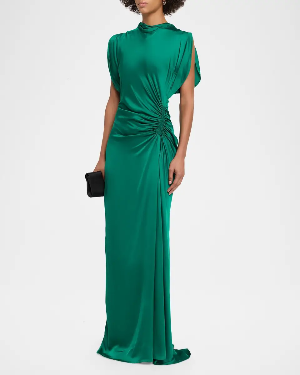 A.L.C. Nadia Satin Gown | Thumbnail 4 A.L.C. Nadia Satin Gown | Thumbnail 4