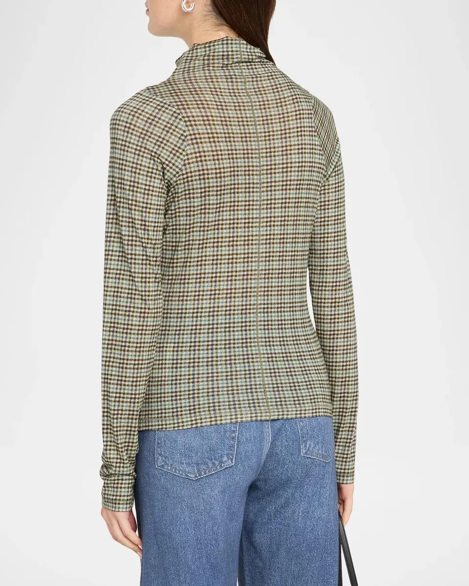 rag & bone Shaw Plaid Turtleneck Top | Thumbnail 3