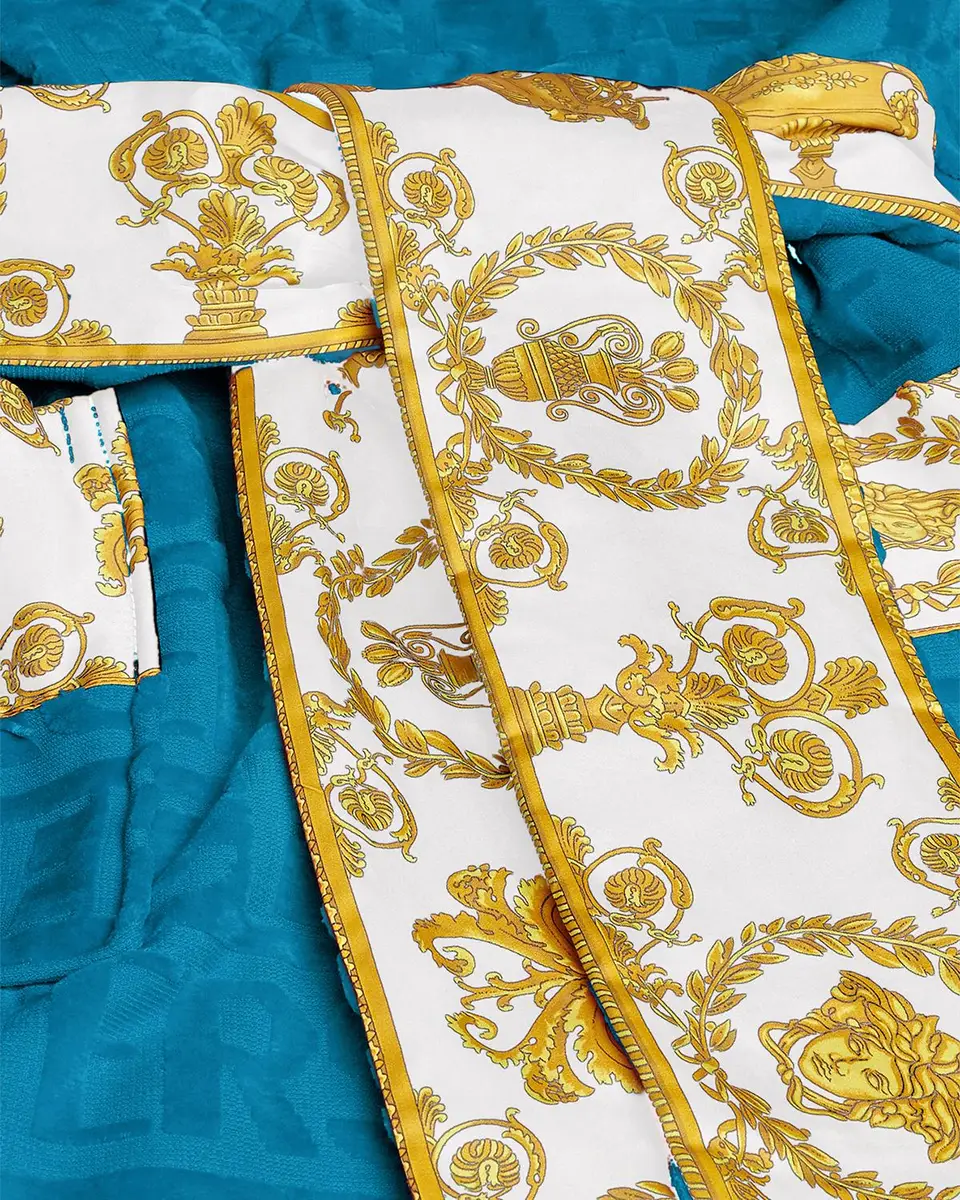 Versace Unisex Barocco Sleeve Robe | Thumbnail 4 Versace Unisex Barocco Sleeve Robe | Thumbnail 4
