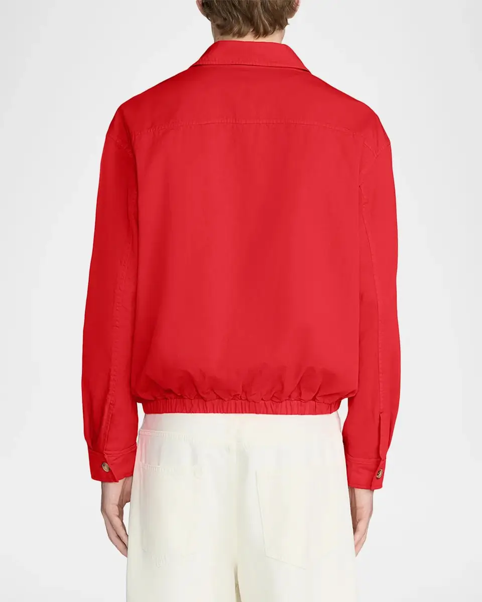 Frame Men's x Sotheby's Cotton Zip-Up Bomber Jacket | Thumbnail 3 Frame Men's x Sotheby's Cotton Zip-Up Bomber Jacket | Thumbnail 3