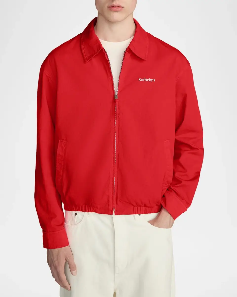 Frame Men's x Sotheby's Cotton Zip-Up Bomber Jacket | Thumbnail 4 Frame Men's x Sotheby's Cotton Zip-Up Bomber Jacket | Thumbnail 4