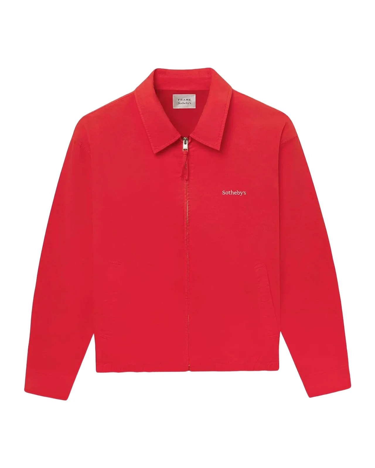 Men's x Sotheby's Cotton Zip-Up Bomber Jacket