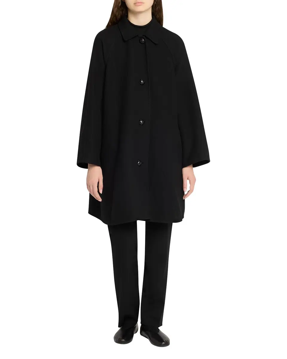 The Row Ina Wool-Cashmere Single-Breasted Car Coat | Thumbnail 2 The Row Ina Wool-Cashmere Single-Breasted Car Coat | Thumbnail 2