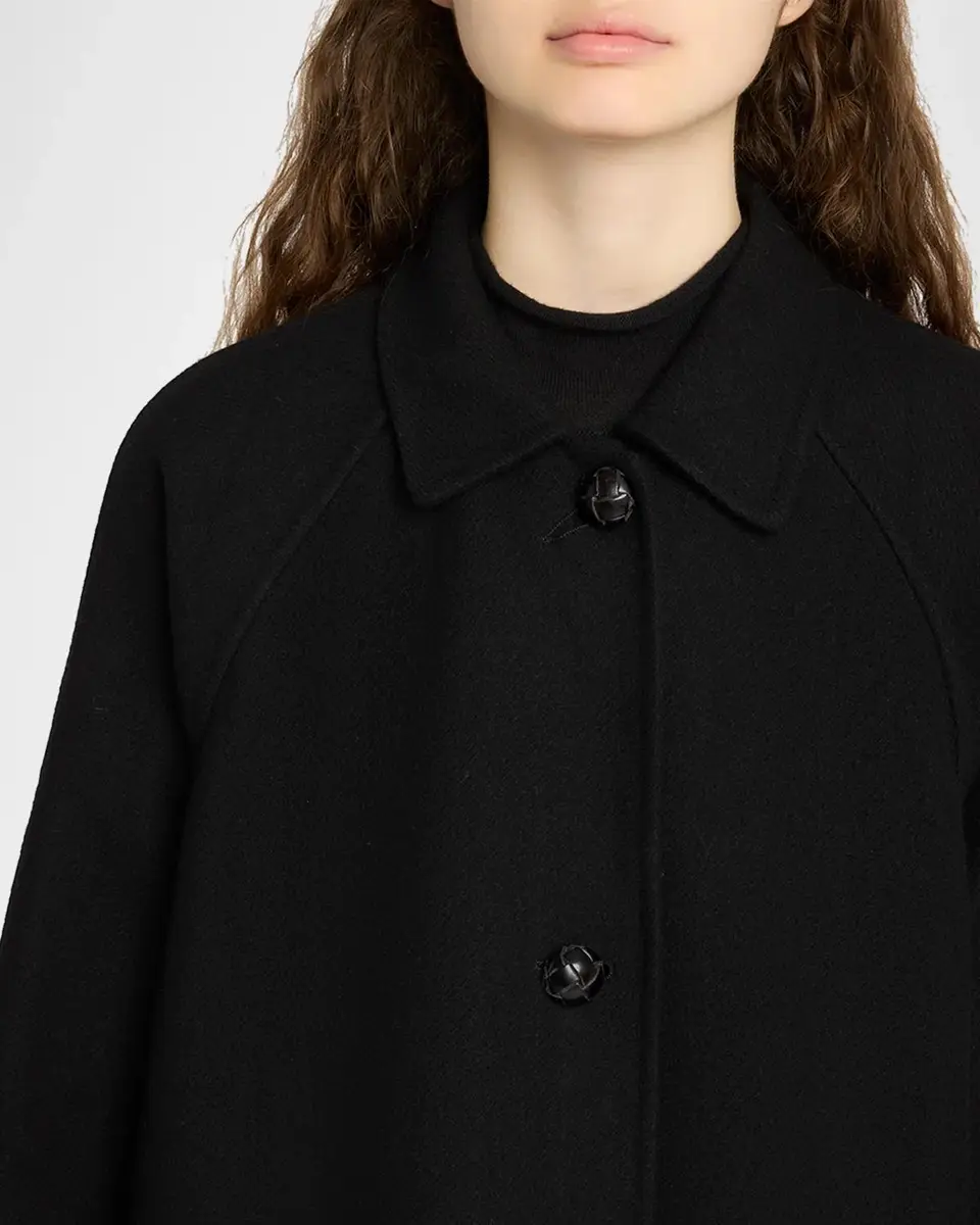 The Row Ina Wool-Cashmere Single-Breasted Car Coat | Thumbnail 5 The Row Ina Wool-Cashmere Single-Breasted Car Coat | Thumbnail 5