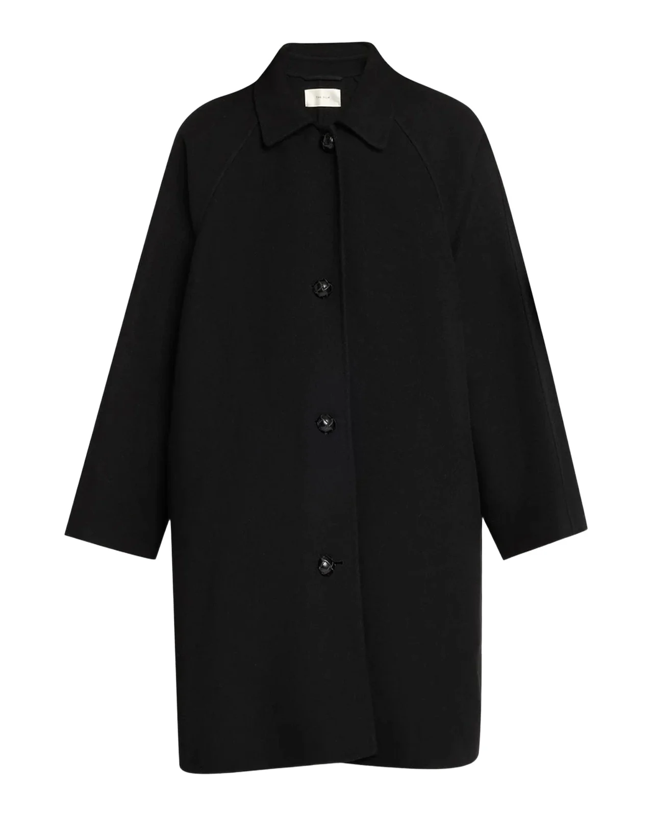 Ina Wool-Cashmere Single-Breasted Car Coat