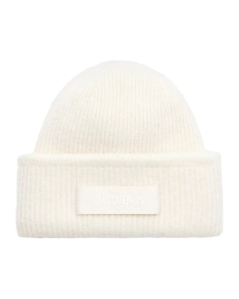 Jacquemus The Grosgrain Logo Beanie | Image 1 Jacquemus The Grosgrain Logo Beanie | Image 1