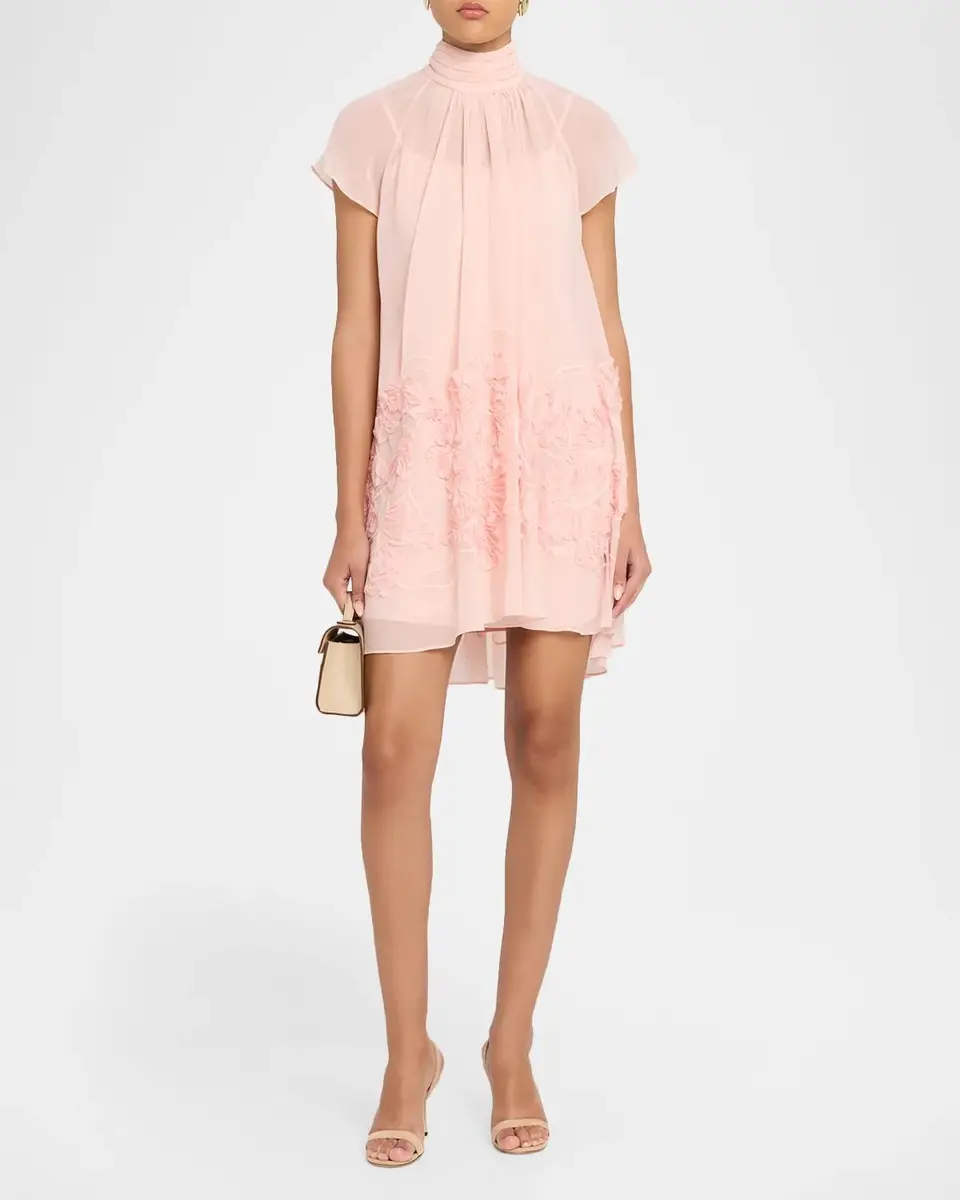 Simkhai Aveil Embroidered Organza Mini Dress | Thumbnail 2 Simkhai Aveil Embroidered Organza Mini Dress | Thumbnail 2