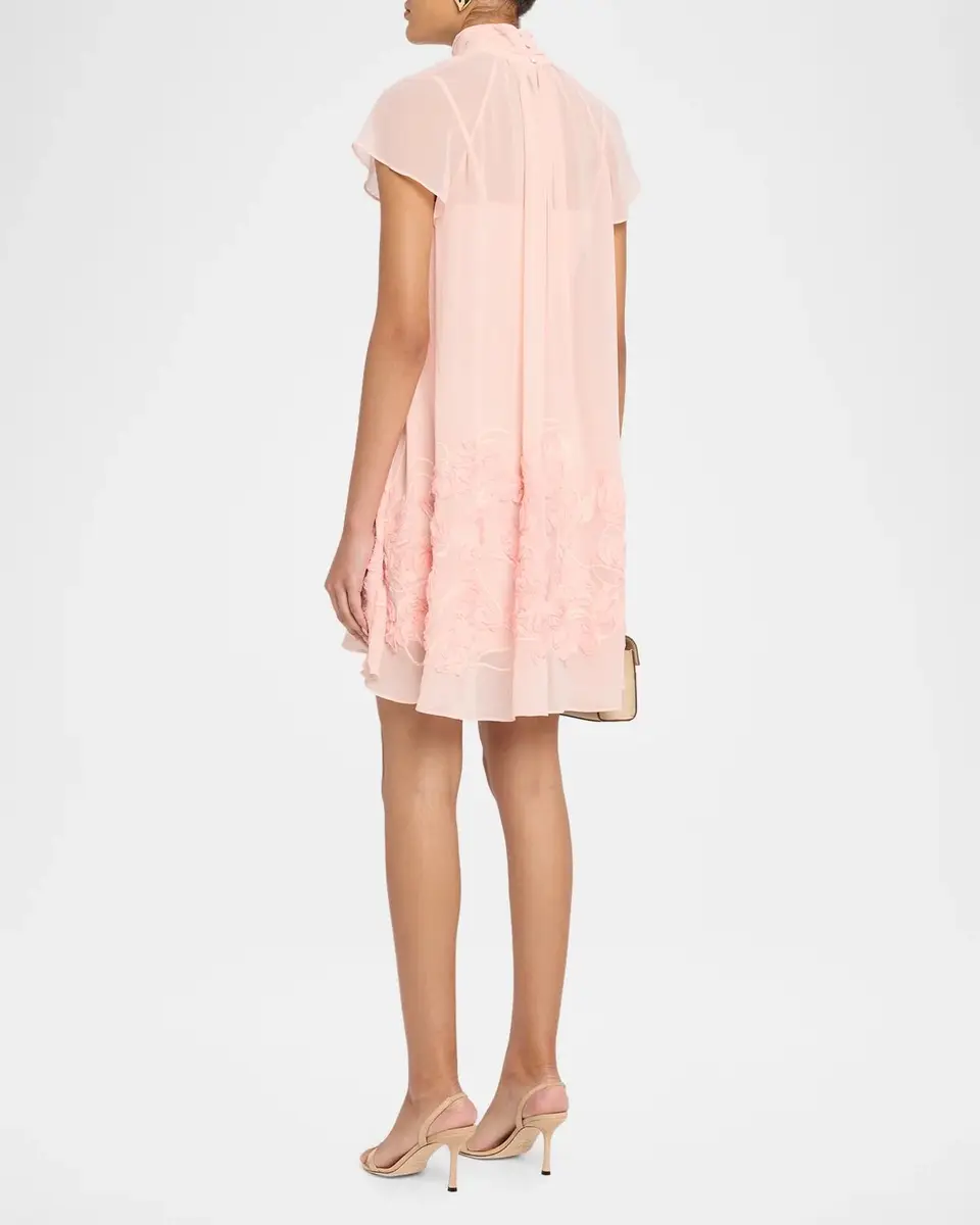 Simkhai Aveil Embroidered Organza Mini Dress | Thumbnail 3 Simkhai Aveil Embroidered Organza Mini Dress | Thumbnail 3