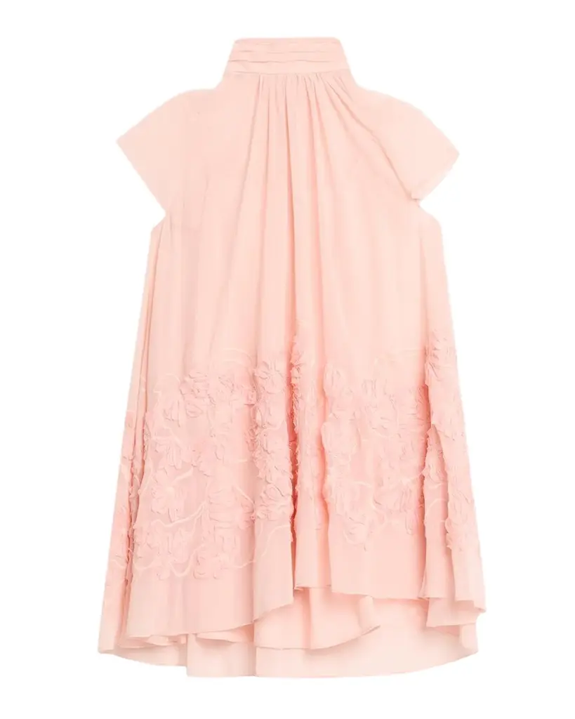Aveil Embroidered Organza Mini Dress Aveil Embroidered Organza Mini Dress