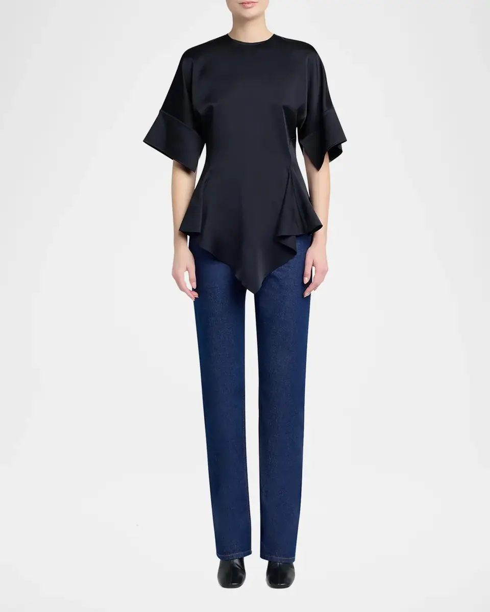 Stella McCartney Ruffled Satin Top | Thumbnail 2