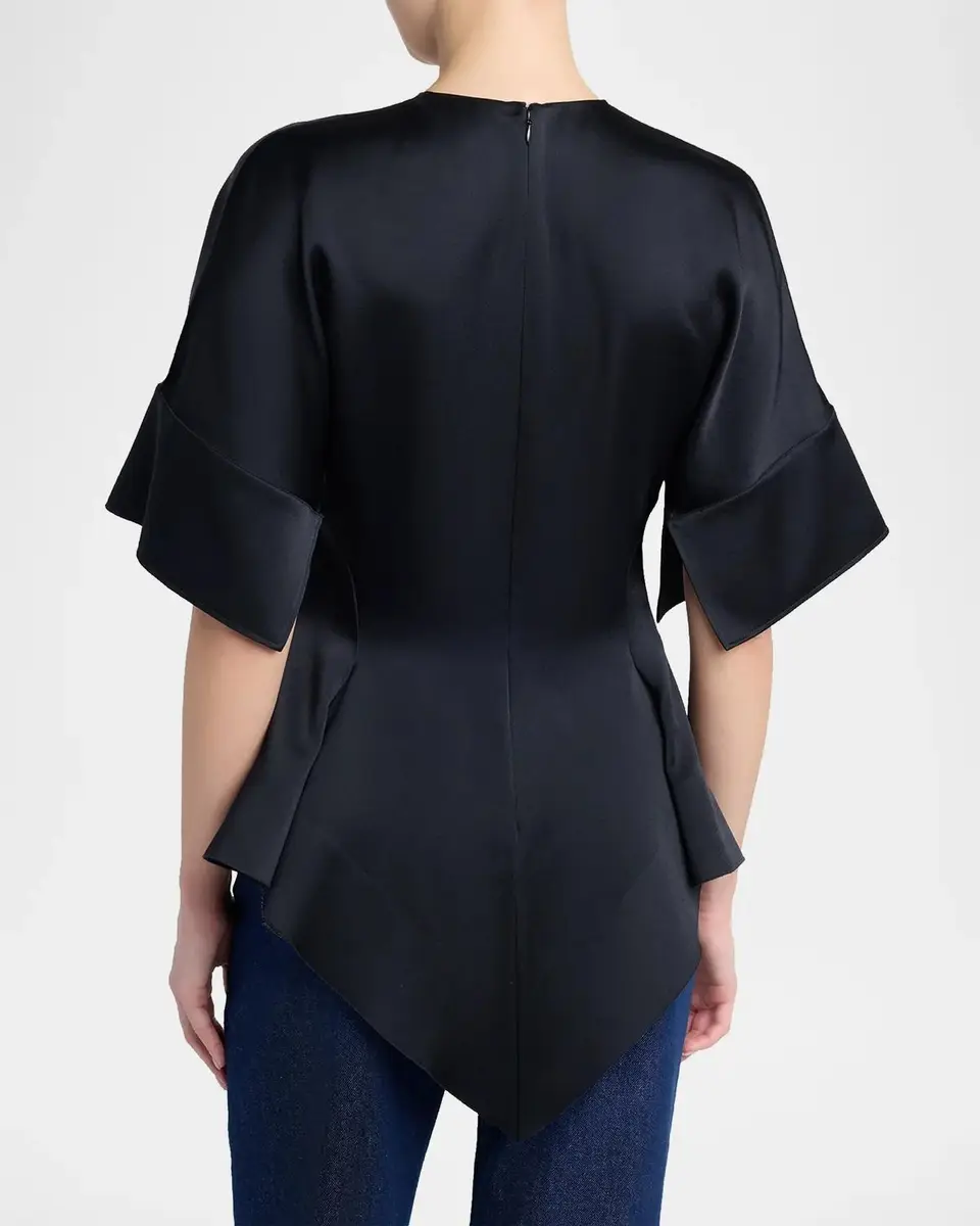 Stella McCartney Ruffled Satin Top | Thumbnail 3