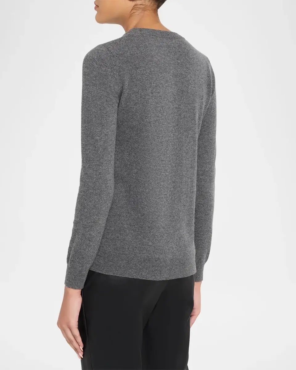 Brunello Cucinelli Cashmere Fitted Crewneck Sweater | Thumbnail 3 Brunello Cucinelli Cashmere Fitted Crewneck Sweater | Thumbnail 3
