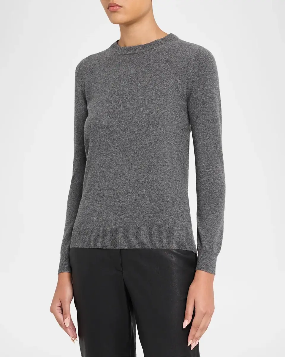 Brunello Cucinelli Cashmere Fitted Crewneck Sweater | Thumbnail 4 Brunello Cucinelli Cashmere Fitted Crewneck Sweater | Thumbnail 4