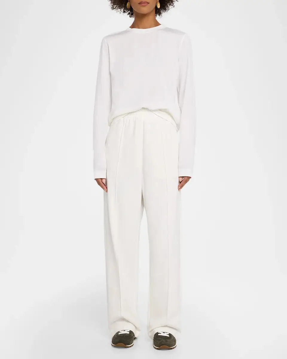 Brunello Cucinelli Cotton Pintuck Straight-Leg Travel Pants | Thumbnail 2 Brunello Cucinelli Cotton Pintuck Straight-Leg Travel Pants | Thumbnail 2