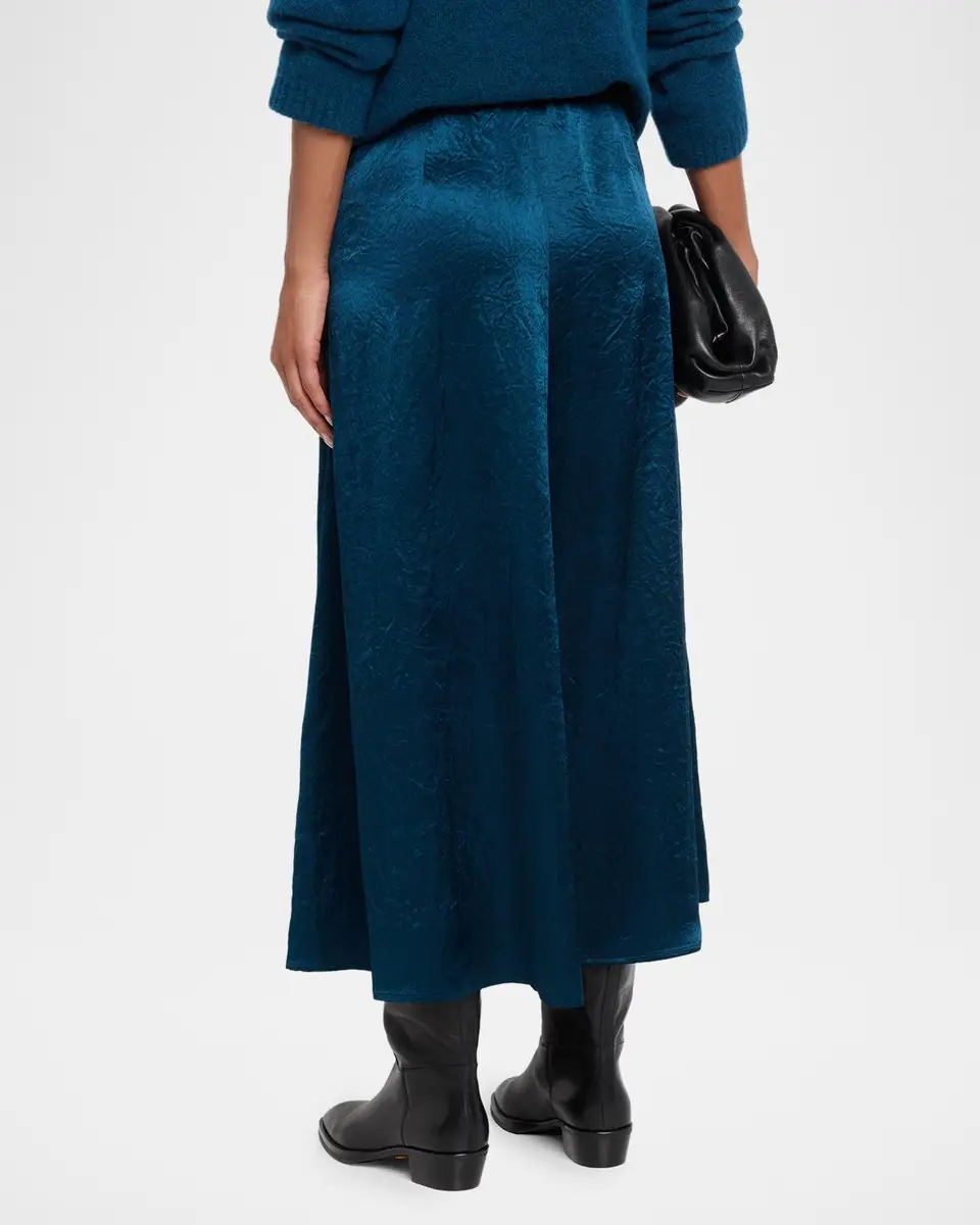 Eileen Fisher Crinkled Satin Maxi Skirt | Thumbnail 3 Eileen Fisher Crinkled Satin Maxi Skirt | Thumbnail 3